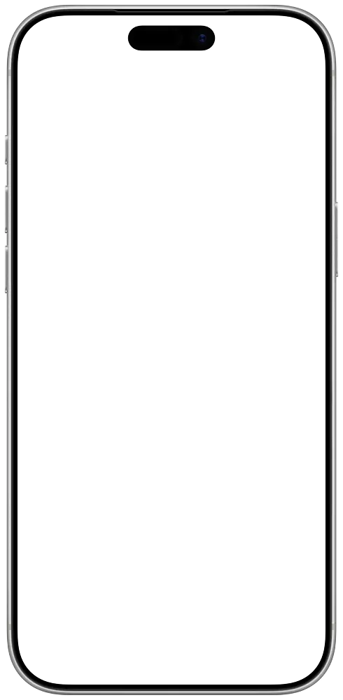 Decorative iPhone mockup frame